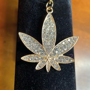 Pocketbook Charm, Keychain. Leaf . New
